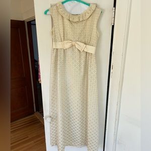 60’s vintage wedding dress.